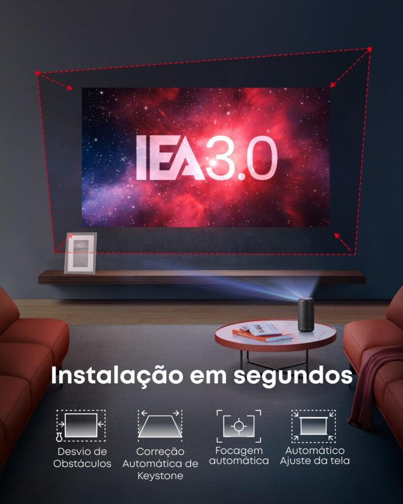 Nebula Capsule 3 mini proiettore portatile Full HD con Google TV e Netflix integrato