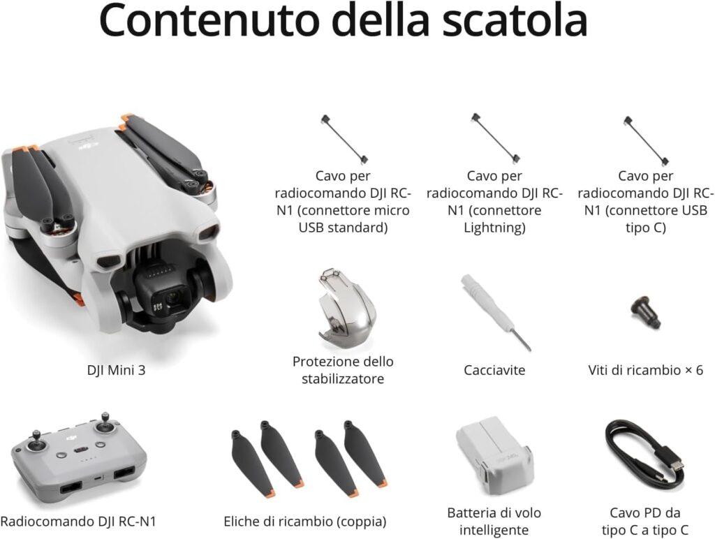 DJI Mini 3 con funzione riprese verticali ideale per video TikTok e Instagram