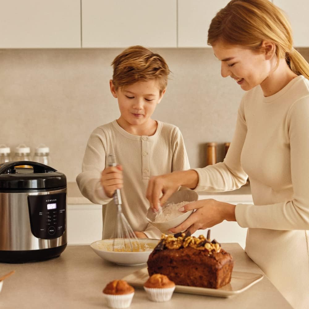 NEWLUX NewCook robot da cucina multifunzione con funzione programmabile e mantenimento caldo