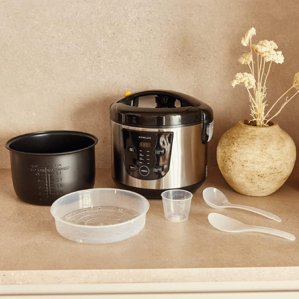 Robot da cucina NEWLUX NewCook multifunzione con vasca antiaderente e programmi automatici