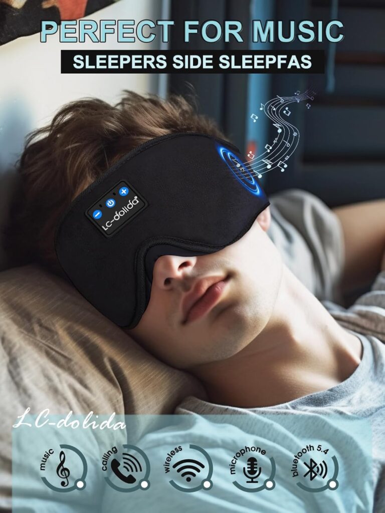LC-dolida Maschera per Dormire Bluetooth Recensione