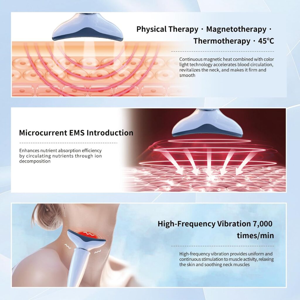 massaggiatore viso EMS antirughe Calason lifting viso LED dispositivo bellezza viso e collo