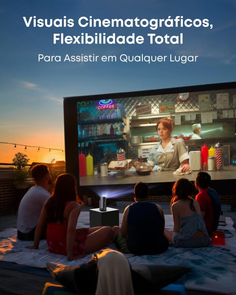 Nebula Capsule 3 mini proiettore portatile Full HD con Google TV e Netflix integrato