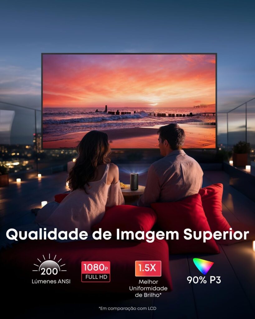 Nebula Capsule 3 mini proiettore portatile Full HD con Google TV e Netflix integrato