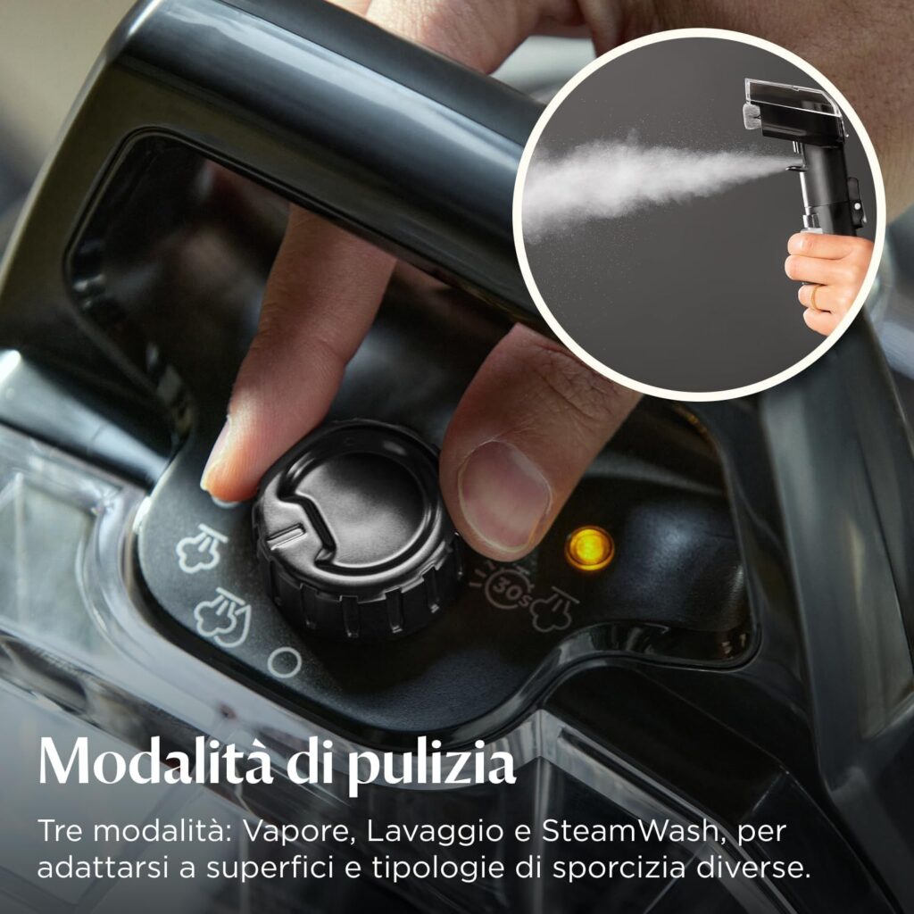 Bissell SpotClean HydroSteam tecnologia vapore e aspirazione