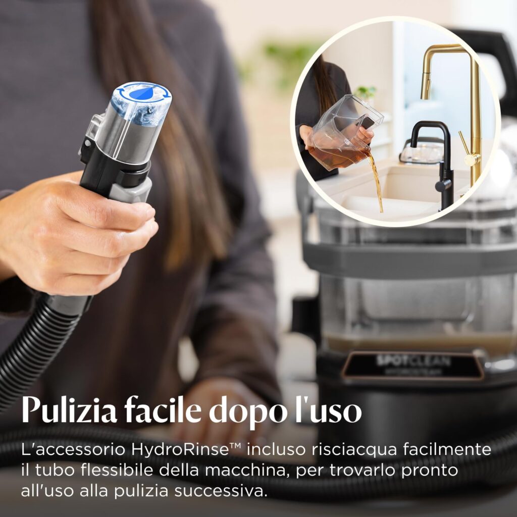 pulitore tappezzeria auto Bissell SpotClean HydroSteam