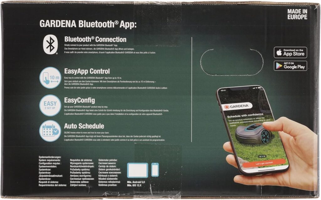 Gardena SILENO minimo 350 robot rasaerba intelligente per piccoli giardini robot rasaerba Gardena SILENO minimo 350 intelligente automatico giardino