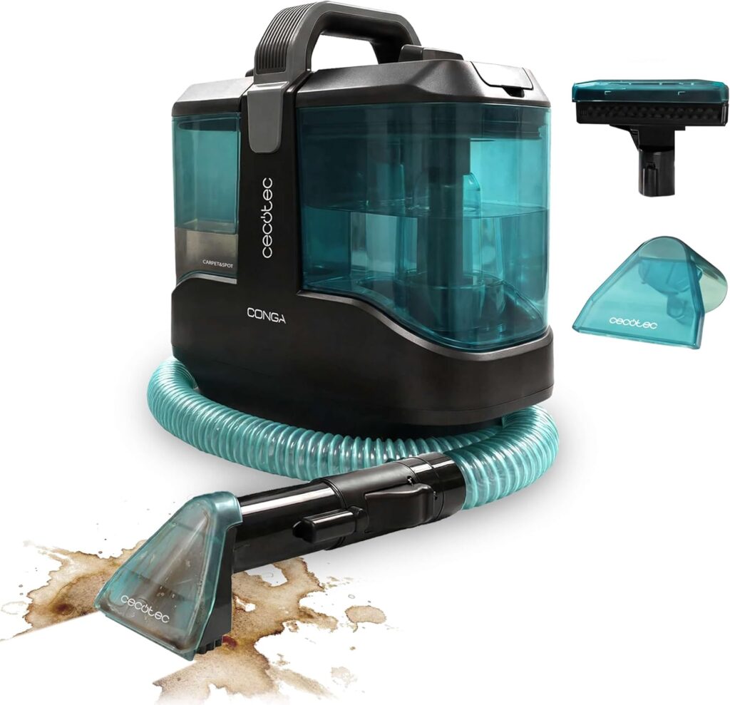 Cecotec Conga 3000 CarpetClean aspirapolvere lava tappeti 3 in 1 per pulizia tappeti divani e auto