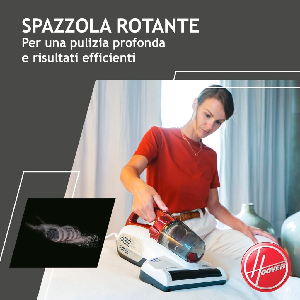 battimaterasso hoover ultra vortex filtro hepa allergie