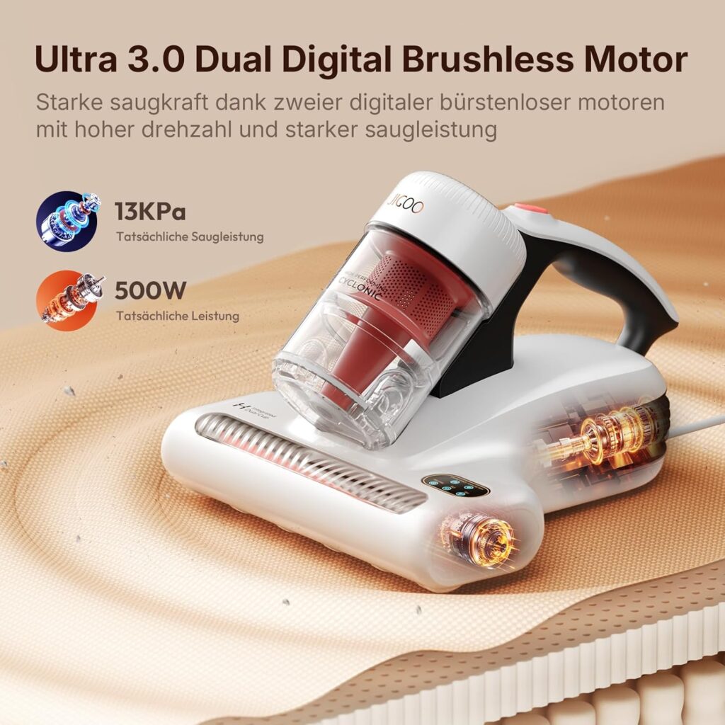 jigoo j200 aspirapolvere materassi uv-c antiacaro potente