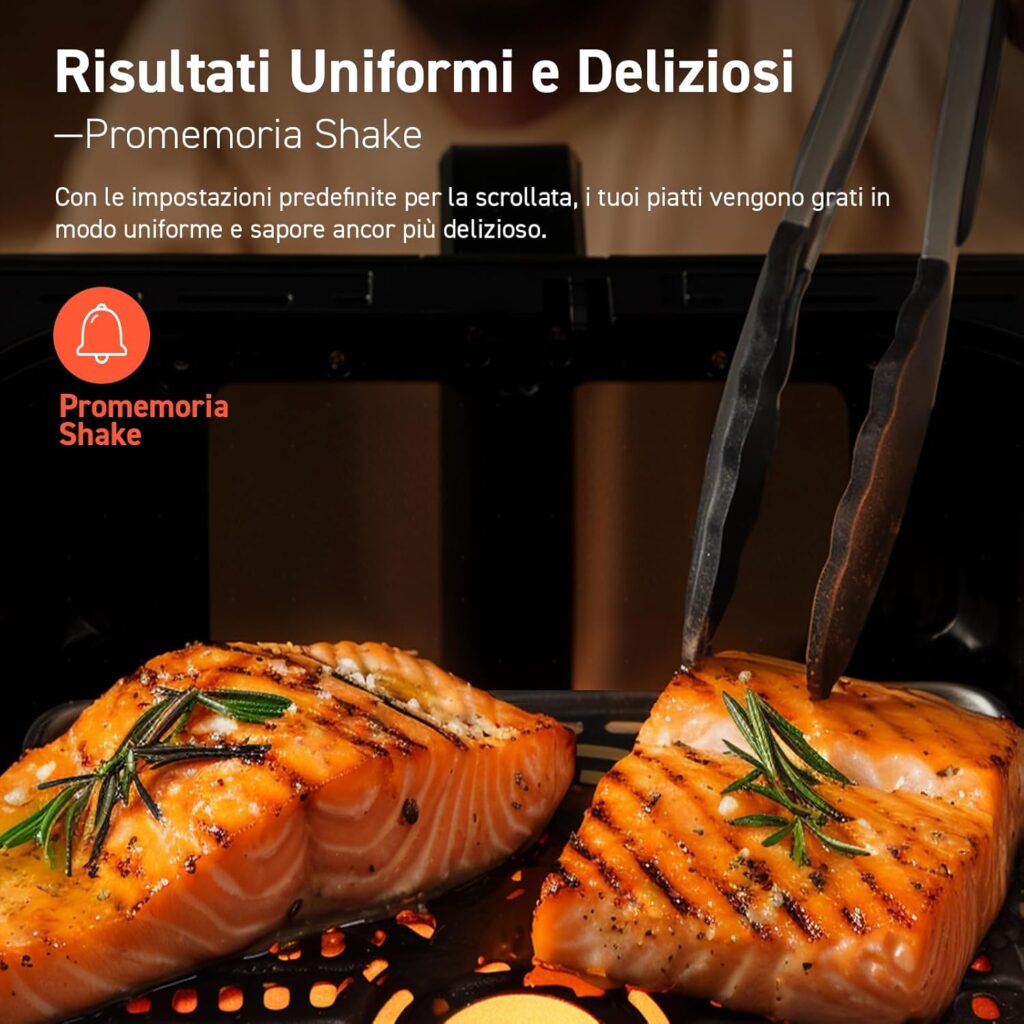Cosori Clear Blaze friggitrice ad aria moderna con grande cestello e controllo digitale per cucina veloce e salutare