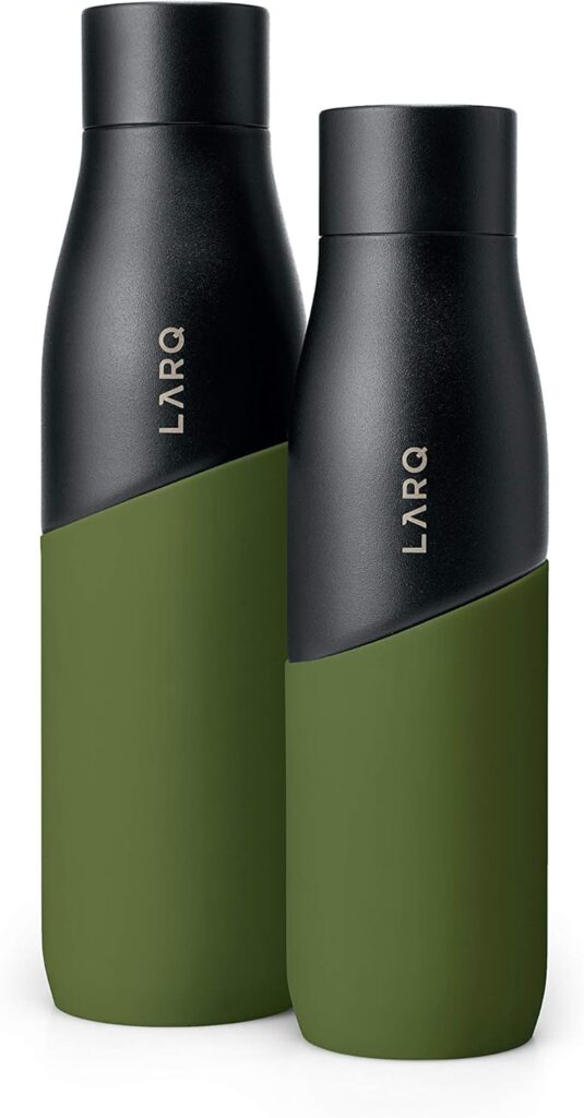 borraccia LARQ Movement PureVis 710 ml con sistema di purificazione UV integrato e design leggero per idratazione sicura.