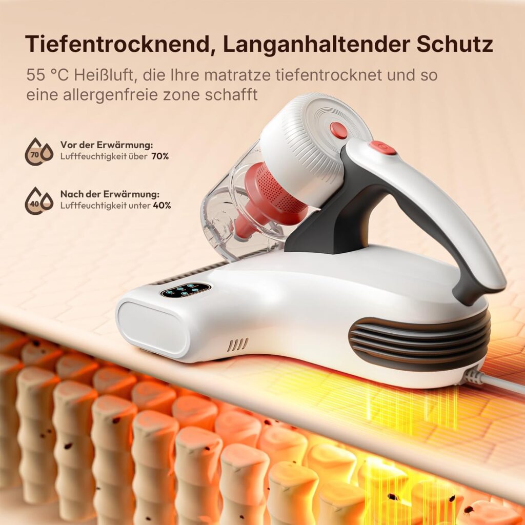 : spazzola vibrante aspirapolvere materassi 12000 vibrazioni