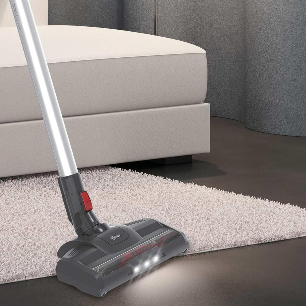 Hoover H-Free 100 HF122GPT aspirapolvere senza fili rosso con tecnologia ciclonica per pulizia domestica