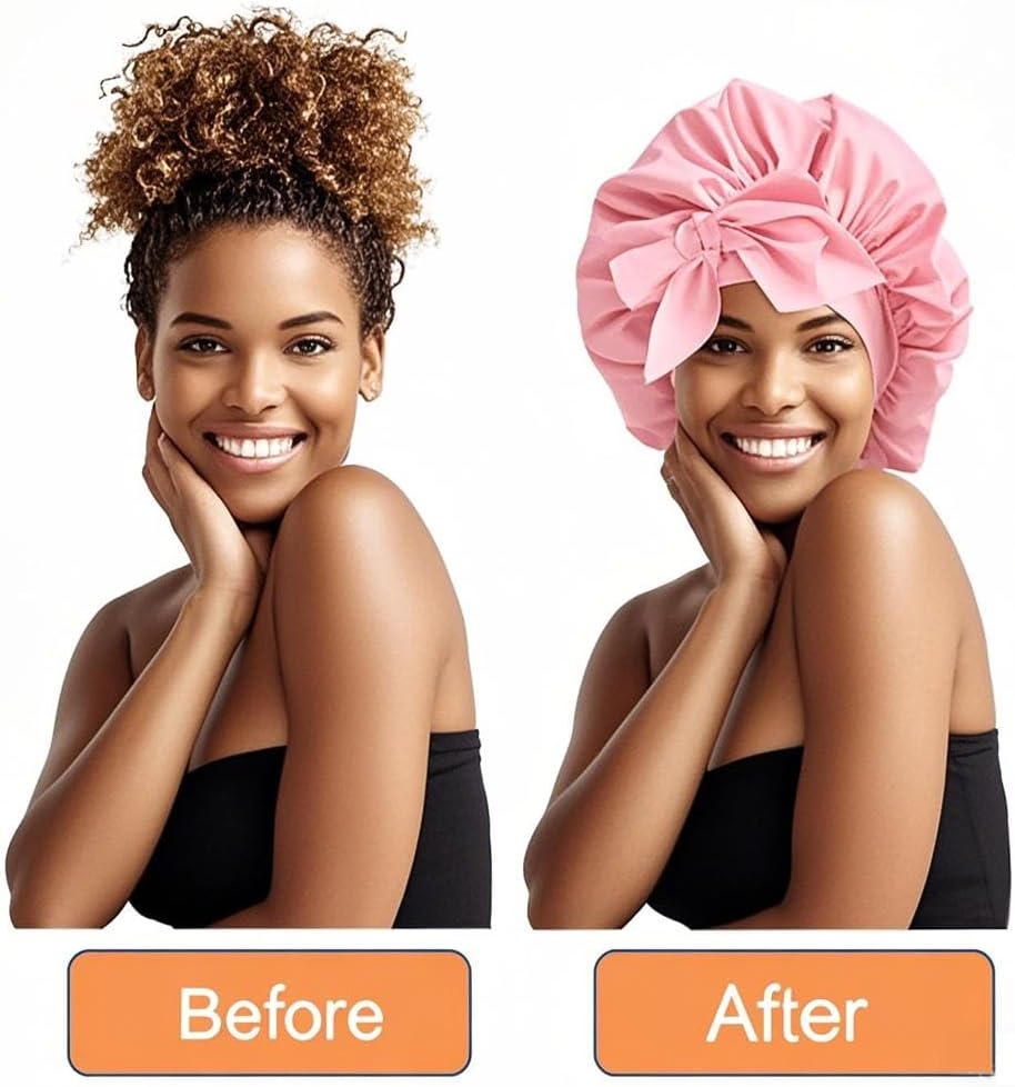 cuffia seta capelli lavabile riutilizzabile