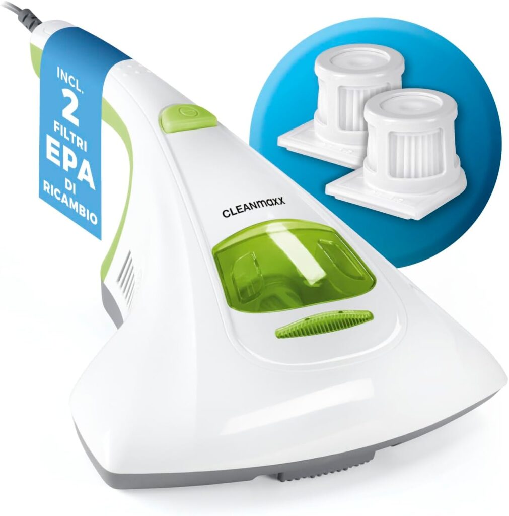 aspirapolvere antiacaro materassi UV-C CLEANmaxx