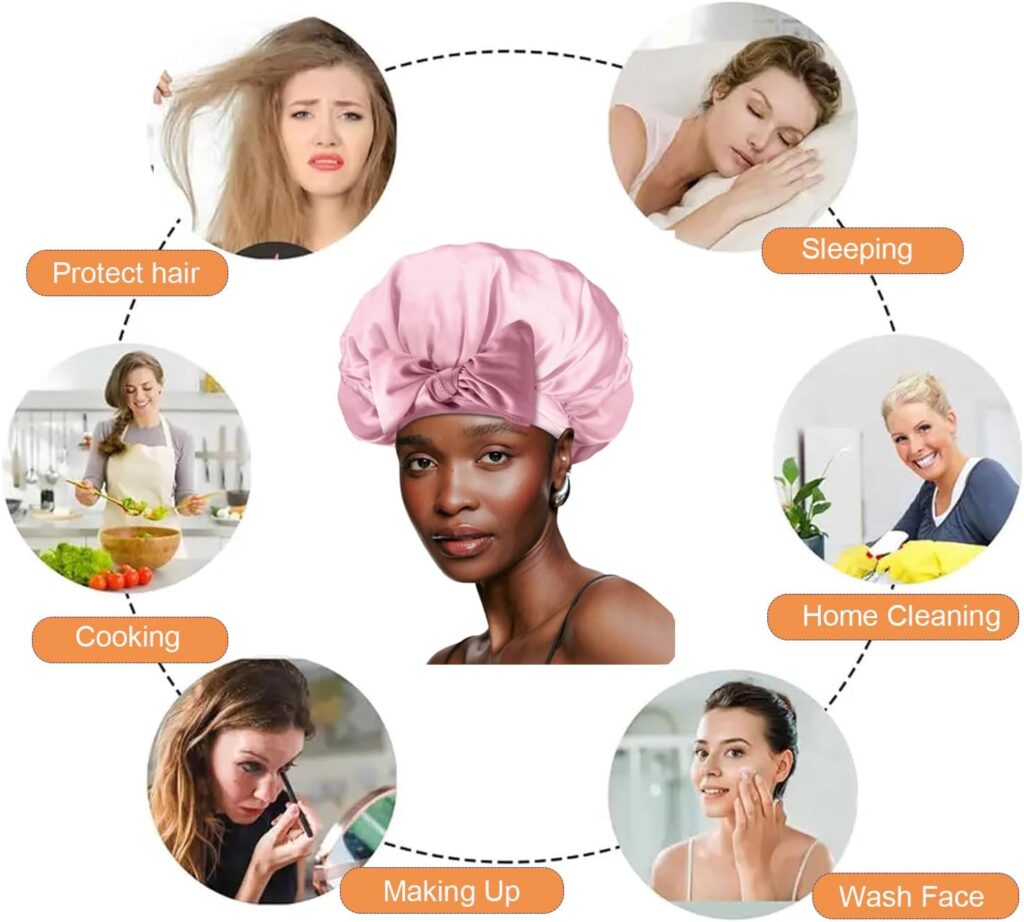 silk bonnet capelli ricci protezione notte