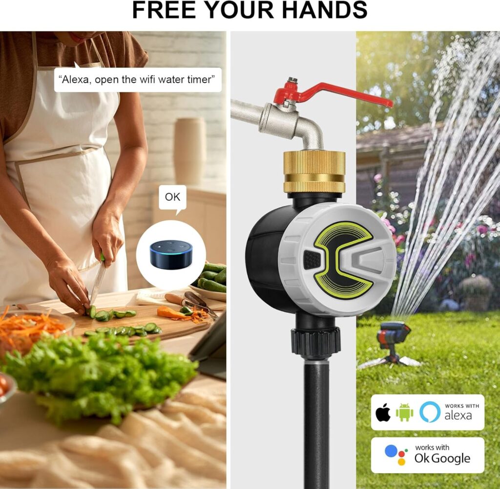 timer irrigazione wifi smart per giardino shrivee timer irrigazione wifi smart shrivee controllo app giardino automatico