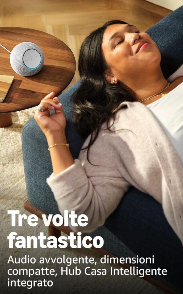 echo dot max alexa casa intelligente compatibile spotify musica