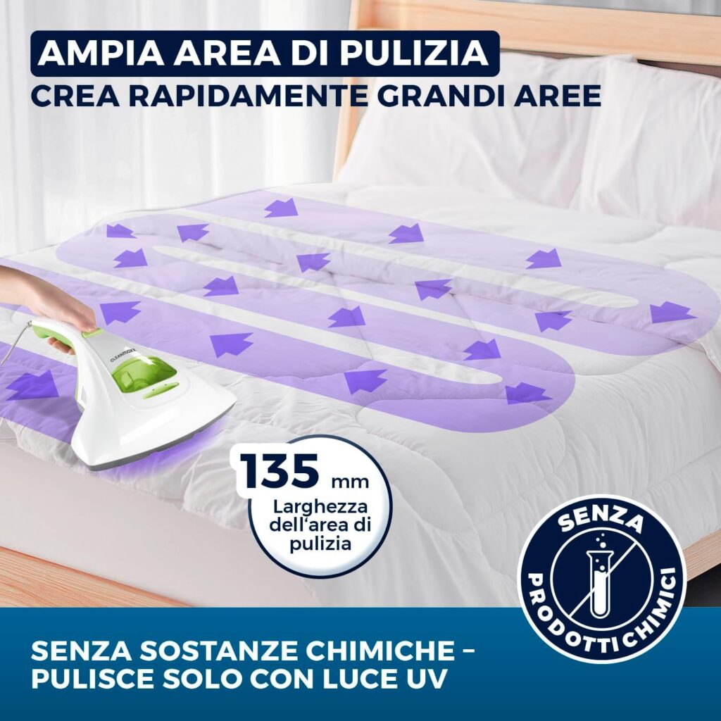 aspirapolvere portatile materassi CLEANmaxx casa divano cuscini