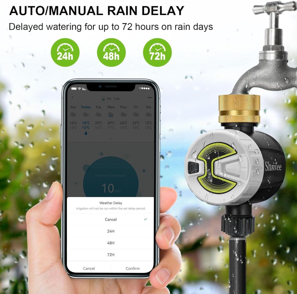 timer irrigazione wifi smart shrivee controllo app giardino