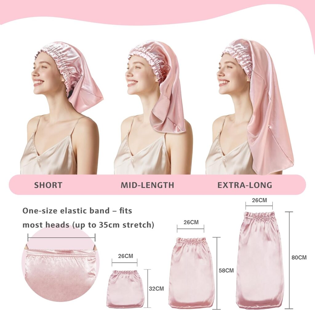 cuffia notte seta gelso 22 momme traspirante capelli