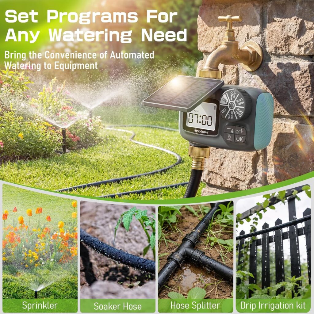 programmatore irrigazione automatico tubo giardino ottone