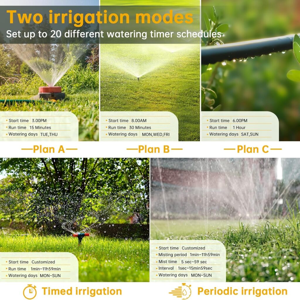 programmatore irrigazione wifi intelligente per prato e piante