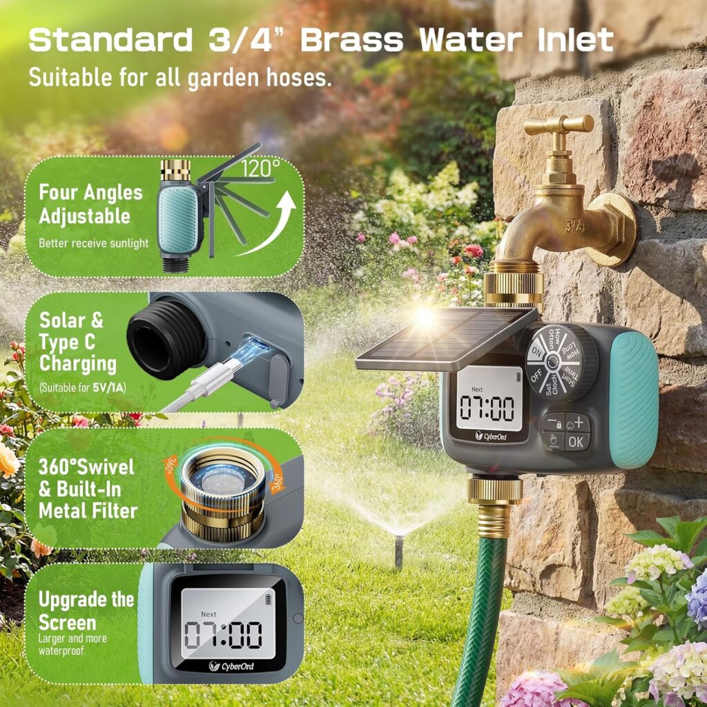 display lcd timer irrigazione intelligente giardino