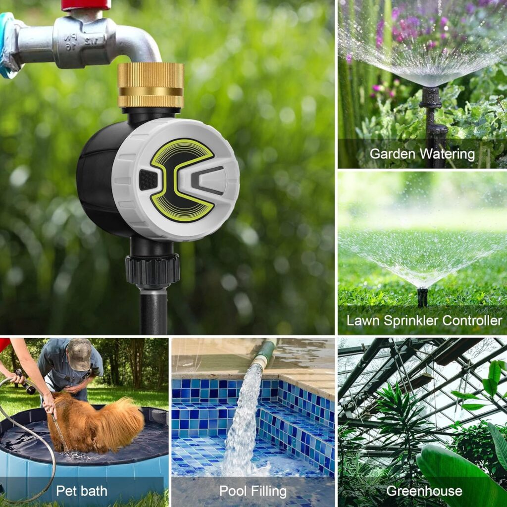 timer irrigazione giardino con funzione ritardo pioggia