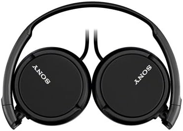 Sony MDR-ZX110 cuffie cablate on-ear nere utilizzate per musica, streaming e lavoro leggero.