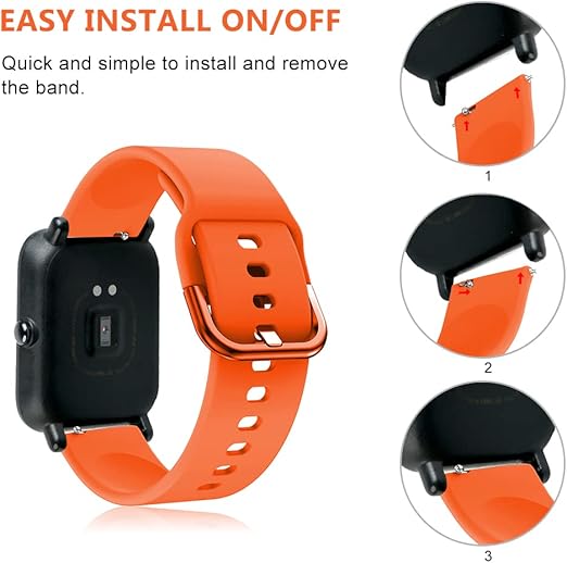 Braccialetto Amazfit GTS 20mm sportivo impermeabile e regolabile