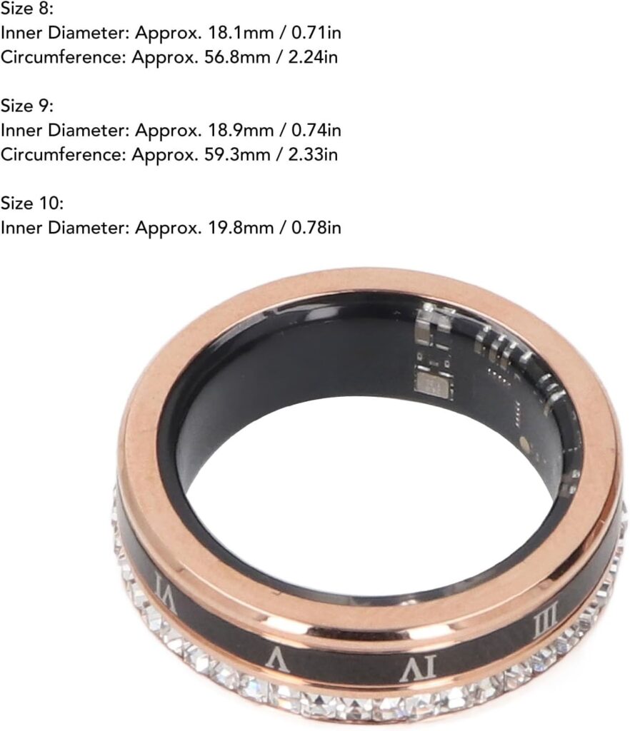 Annadue Smart Ring con tecnologia Bluetooth e sincronizzazione veloce per Android 5.0 e iOS 10