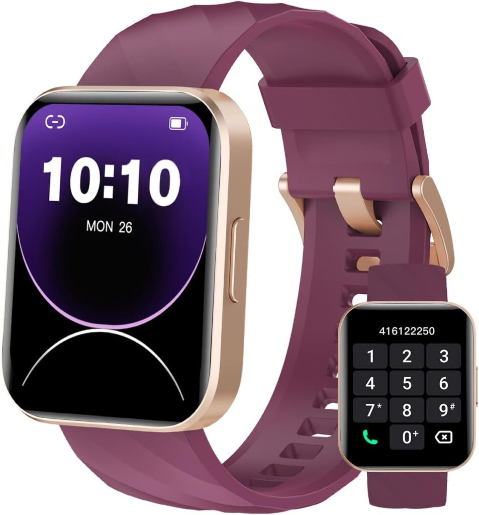 Smartwatch Donna Bluetooth viola con chiamate e cardiofrequenzimetro
