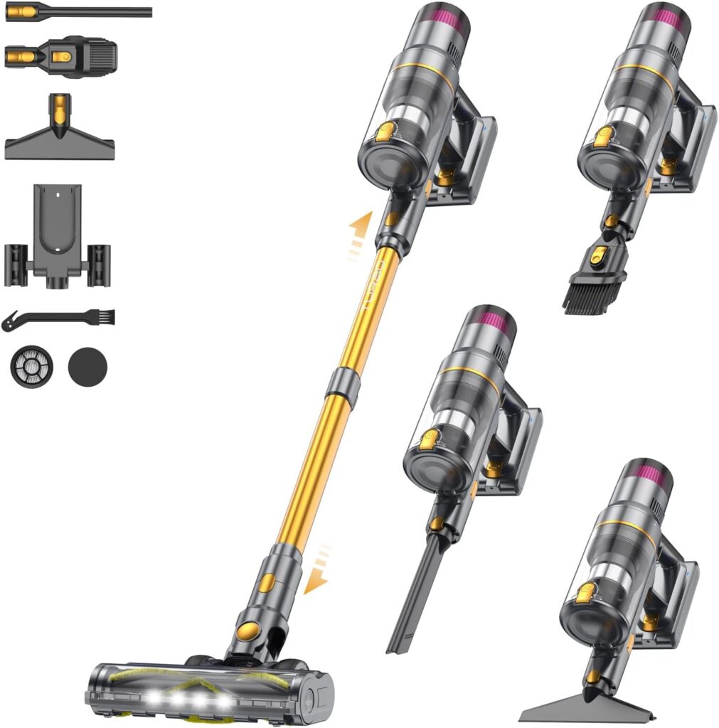 Sulean aspirapolvere senza fili con accessori Aspirapolvere senza fili Sulean con accessori per pulizia casa