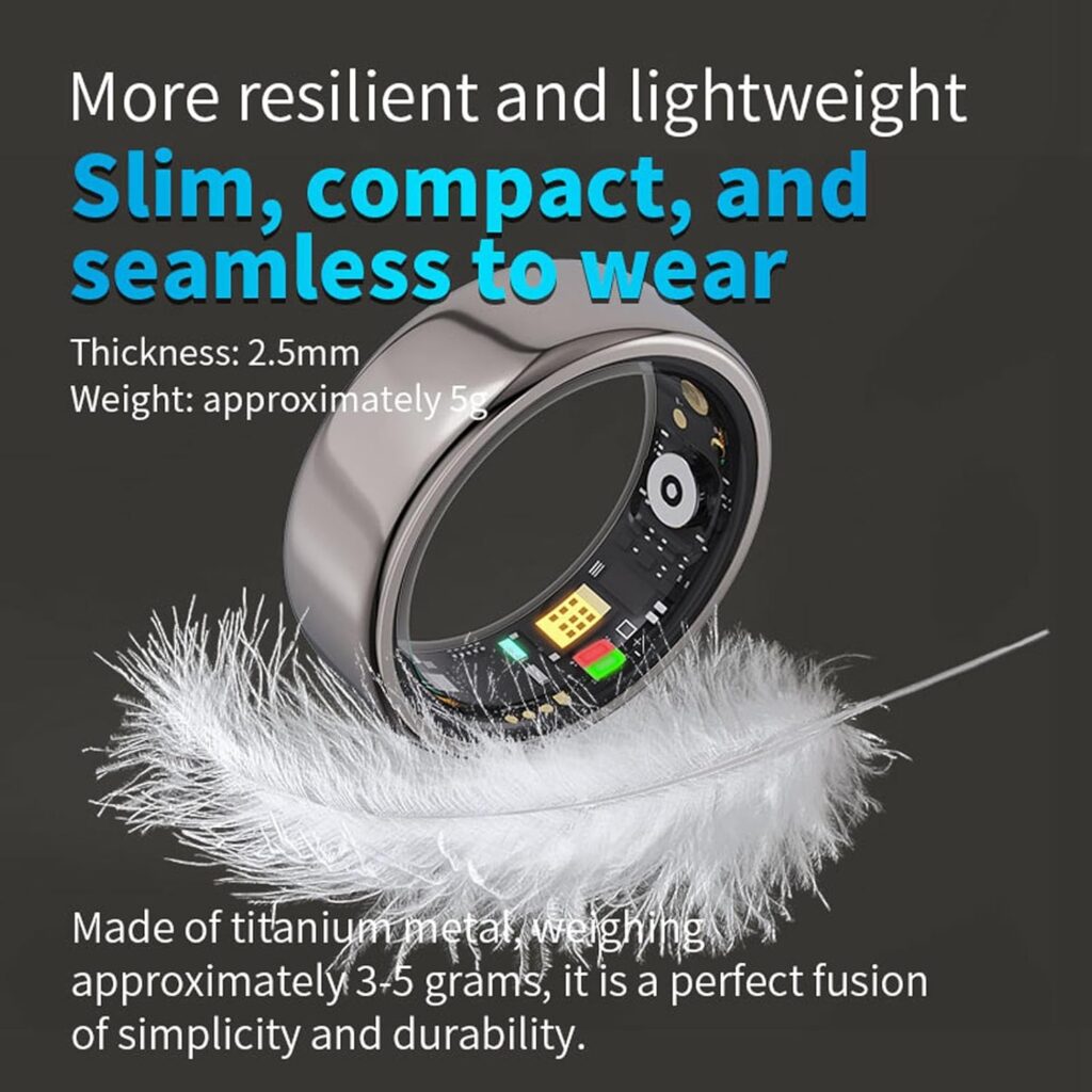 LICAEVEY Smart Ring compatibile smartphone