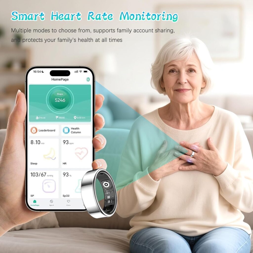 Smart Ring XUZIE leggero e confortevole
