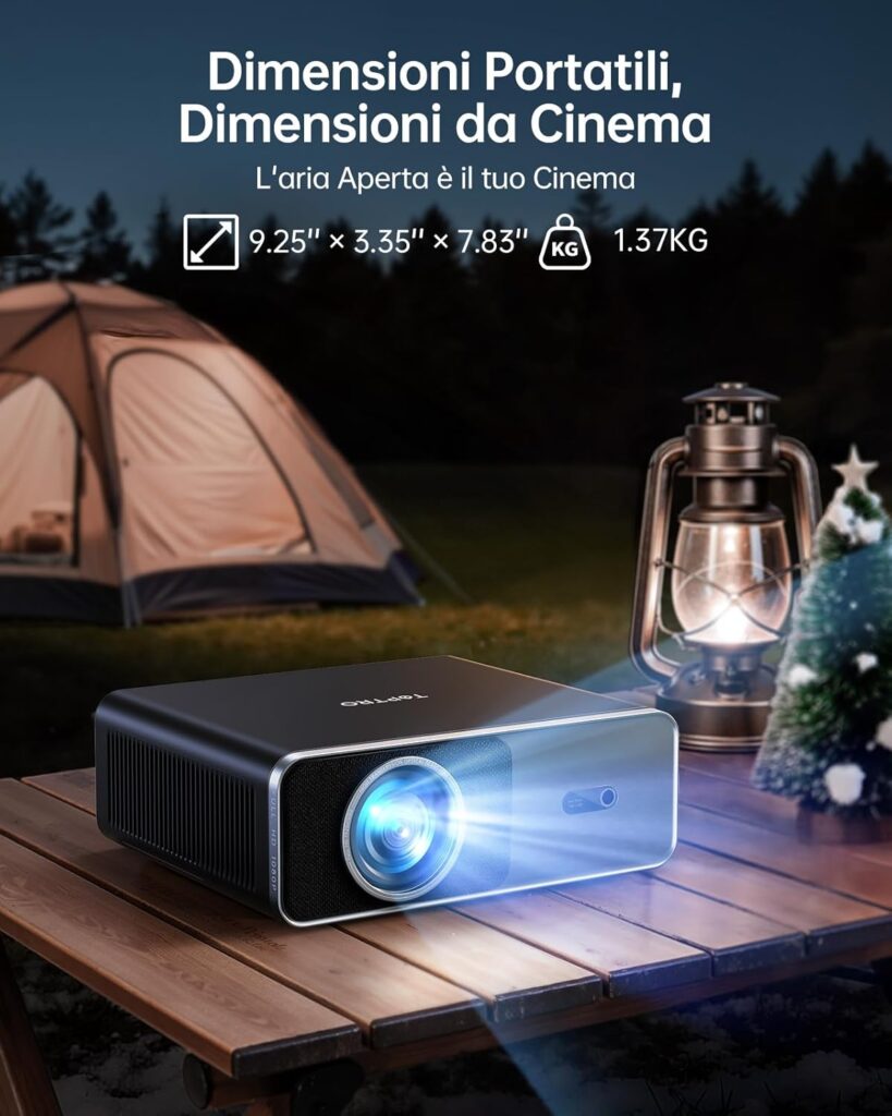 Proiettore 4K TOPTRO A1 con Netflix, Dolby Audio e WiFi 6
