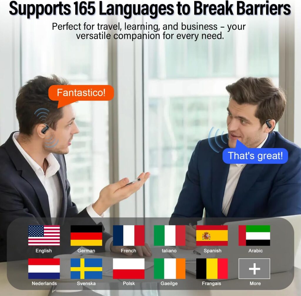 Cuffie AI per tradurre lingue durante viaggi internazionali