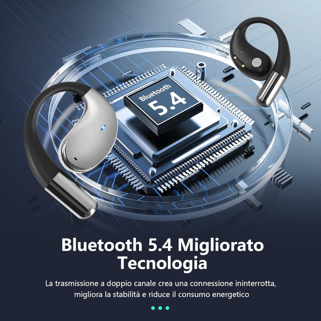 Auricolari Bluetooth AI per viaggi e lavoro