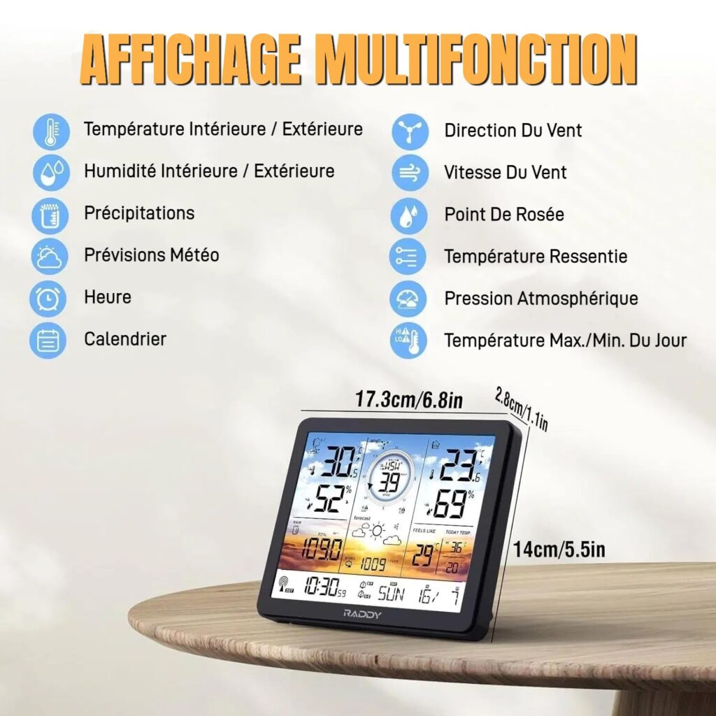 raddy ag7 installazione sensore meteo casa