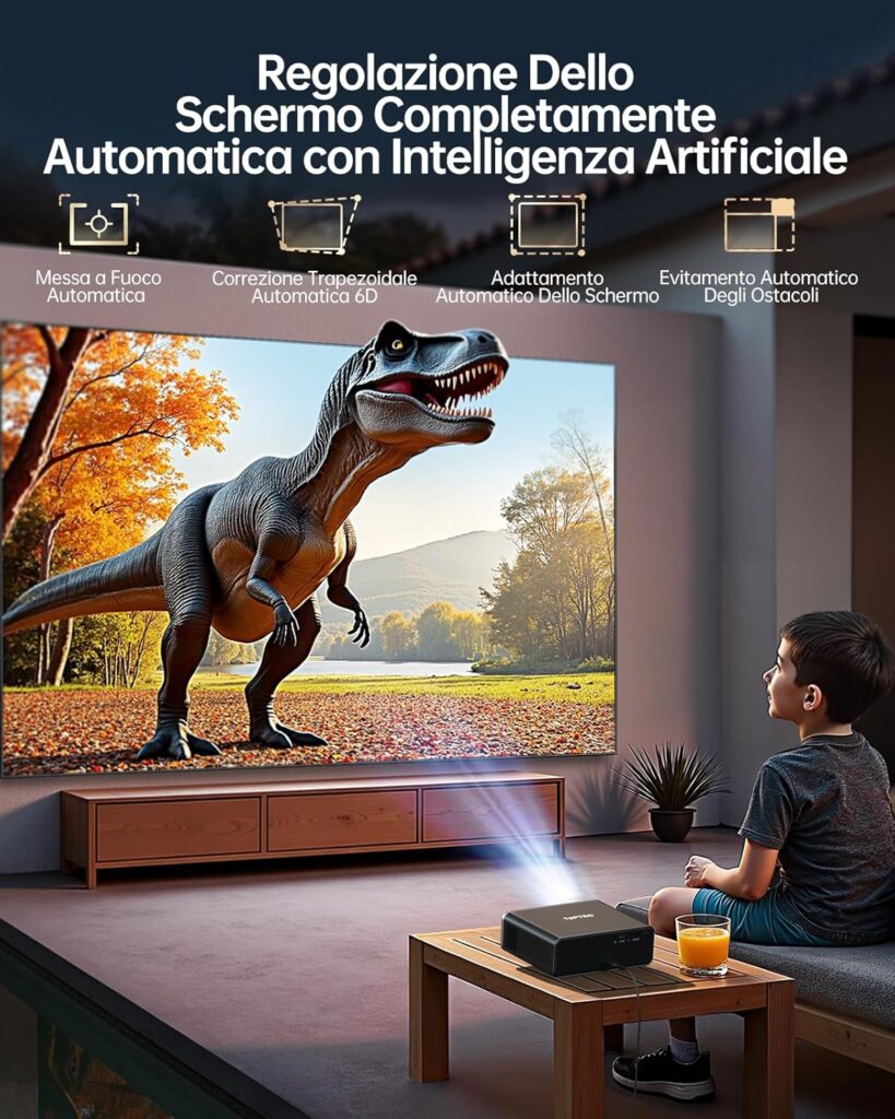 videoproiettore smart TOPTRO A1 con Netflix integrato